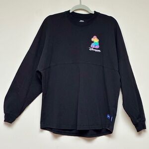 Disney Spirit Jersey Disneyland Paris Pride Rainbow Mickey Black Size Medium